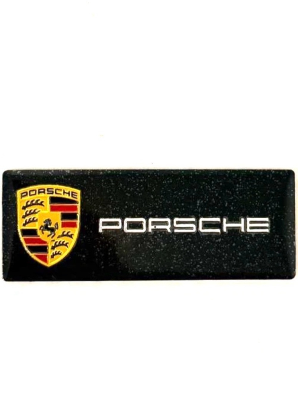 2 Pcs Decorative 3D Aluminum Emblem Sticker for Porsche